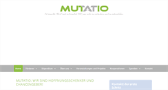 Desktop Screenshot of mutatio.com