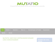 Tablet Screenshot of mutatio.com